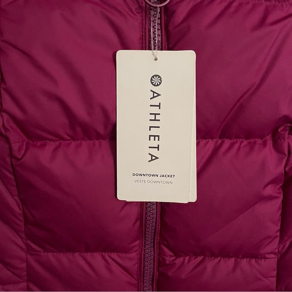 Fuschia Athleta down jacket - Picture 3 of 10